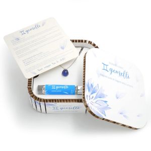 Blooming-Stars Gemelli-Cofanetto completo con Collana astrale e Profumo